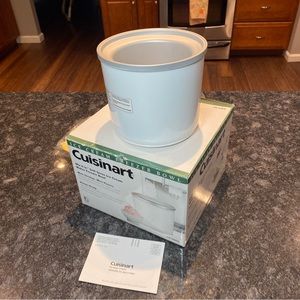 Cuisinart Ice Cream Maker Freezer Bowl ICE-45RFB 1.5-Quart - NEW / Open Box